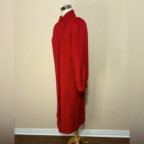 Irving Posluns Women’s Vintage Wool Overcoat - Picture 2 of 11